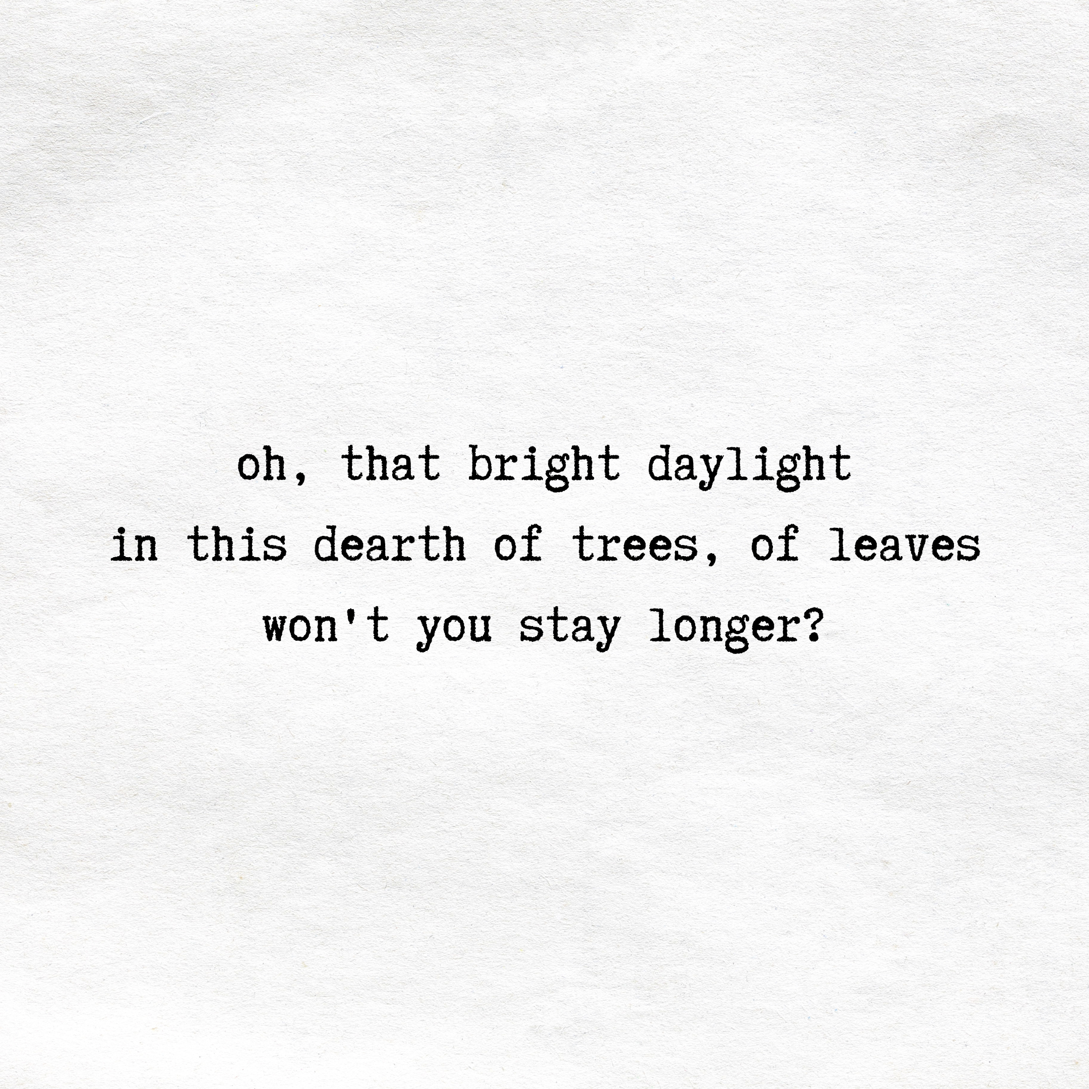 bright daylight