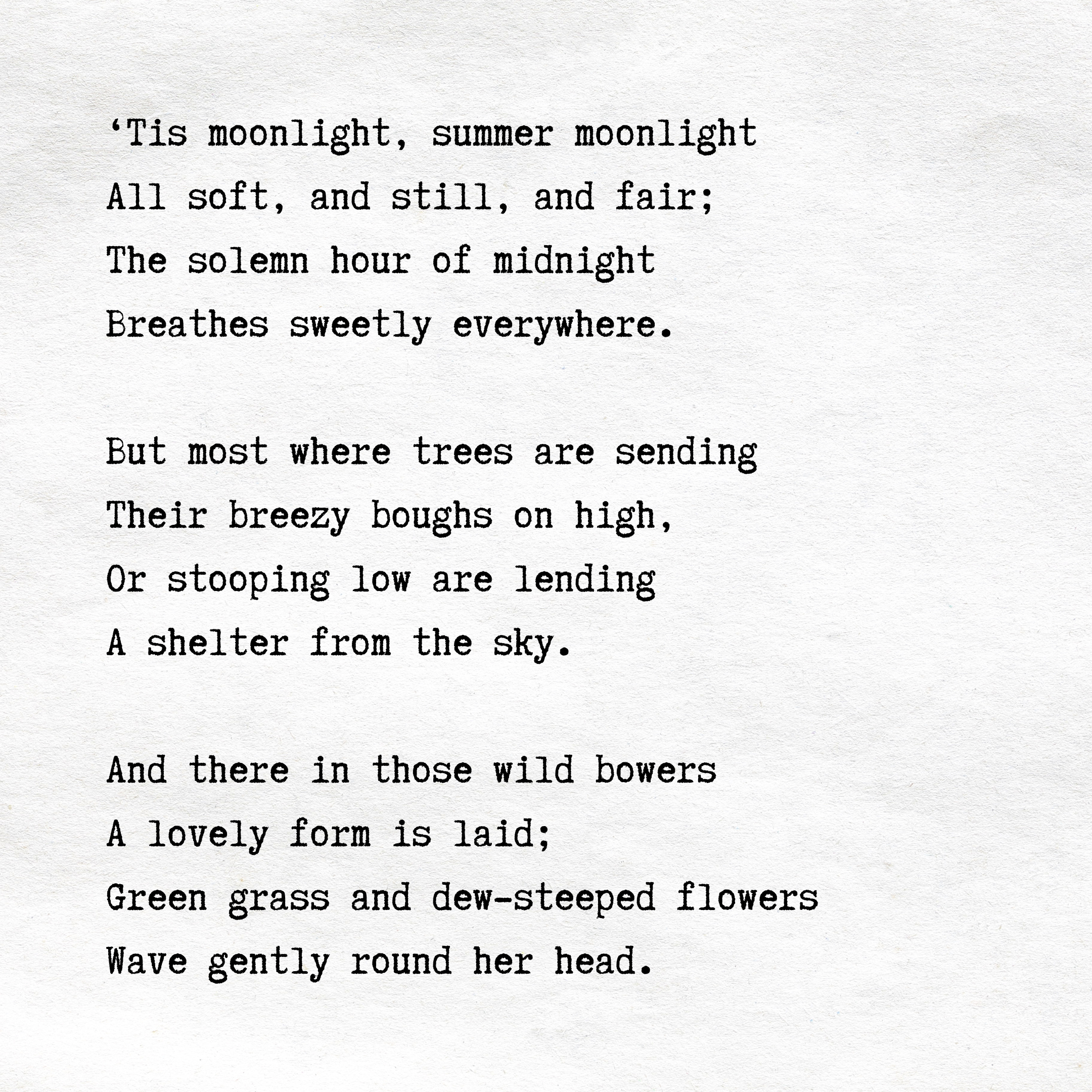 Moonlight, Summer Moonlight