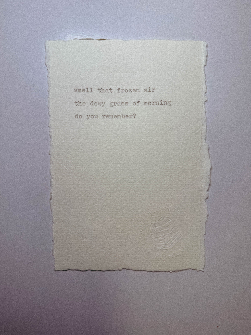 frozen air